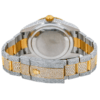 42 MM Steel & Yellow Gold Plated with White Diamond Fully Iced Out Two Tone Watch For Men | Hip Hop |