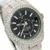 Standard Edition Date & Time Feature 42 MM White Diamond Fully Iced Out Watch For Men | Hip Hop |