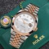 Classic Edition Rolex Date just Two-Tone Mosaic Dial Two Tone High Finish Watch For Men