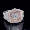 Swiss Automatic Watch, VVS Diamonds, Moissanite diamond, Moissanite Jewelry, Diamond Watch, Iced Out Watch