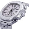 Premium Edition Patek Philippe Date & Time Feature White Gold Plated Men’s Watch | Watch For Men |