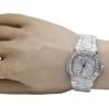 Patek Philippe White  Dial with White Diamond Watch for Men | Iced Out Watch | Hip Hop Watch |