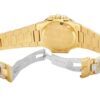 Limited Edition Patek Philippe White Dial with Diamond Yellow Gold Plated Watch for Men | Iced Out Watch | Hip Hop Watch |