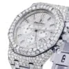 Special Edition Audemars Piguet White Gold Men’s Watch | Iced Out Watch | Hip Hop Style Watch |