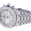 Special Edition Audemars Piguet White Gold Men’s Watch | Iced Out Watch | Hip Hop Style Watch |