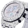 Awesome Audemars Piguet Royal Oak Offshore Round Cut White Diamond Men’s Fully Iced Out Hip Hop Style Watch