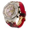 Audemars Piguet Royal Oak Offshore Safari Round Cut White Diamond Men’s Fully Iced Out Hip Hop Style Watch