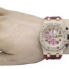 Audemars Piguet Royal Oak Offshore Safari Round Cut White Diamond Men’s Fully Iced Out Hip Hop Style Watch