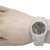Special edition Audemars Piguet Round Cut White Diamond Men’s Fully Iced Out Hip Hop Style Watch