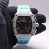 Fully Automatic VVS1 D Moissanite Diamond Watch Iced Out Watch, Luxury Bust Down Wrist Watch, Hip Hop Men’s Watch