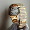 Limited Edition Cartier Wrist Watch For Men Moissanite Diamonds Analogue Men’s Watch | Iced Out Watch | Hip Hop Watch |