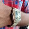 Limited Edition Cartier Wrist Watch For Men Moissanite Diamonds Analogue Men’s Watch | Iced Out Watch | Hip Hop Watch |