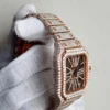 Standard Edition Cartier Wrist Watch For Men Moissanite Diamonds Analogue Men’s Watch | Iced Out Watch | Hip Hop Watch |
