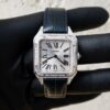 Santos De Cartier Wrist Watch For Men Moissanite Diamonds Analogue Men’s Watch | Iced Out Watch | Hip Hop Watch |