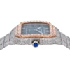 One Of Kind Dazzling Cartier Wrist Watch For Men Moissanite Diamonds Analogue Men’s Watch | Fully Iced Out Watch | Hip Hop Watch |