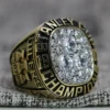 Stunning 1987 Edmonton Oilers Stanley Cup Champions Men Yellow Gold Plated Ring