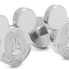 Excellent 925 Sterling Silver Mickey Mouse Face Men’s Amazing Wedding Collection Cufflinks