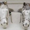 Awesome Men’s Solid 925 Sterling Silver Amazing Beautiful Horse Head Cuff links