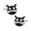Amazing Cat Face Design With Real 925 Sterling Silver Men’s Cufflinks