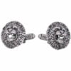 Amazing Special Men’s Fantastic Angry Lion Head Pattern Design Cuff Links