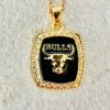 1991 Chicago Bulls Basketball Championship Men’s bright Polished Pendants In 925 Sterling Silver