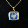 Excellent 1970 Baltimore/Indianapolis Colts Championship Men’s Bright Polished Pendant in 925 Sterling Silver