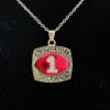 Dazzling Oklahoma Sooners 1985 championship Men’s Bright Polished Collection Pendant