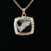 Awesome 1994 San Diego Chargers AFC Championship Men’s High Finished Pendant In 925 Sterling Silver