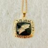 Awesome 1994 San Diego Chargers AFC Championship Men’s High Finished Pendant In 925 Sterling Silver