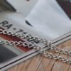 One Of Kind Dazzling Chicago Blackhawks Silver Necklace V-Neck Men’s Collection Pendant