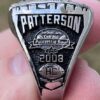 Excellent 2008 TCU Football Poinsettia Bowl Champions Championship Men’s Collection Ring In 925 Streling Silver