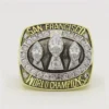 Custom San Francisco 49ers 1988 NFL Super Bowl XXIII Championship Men’s Yellow Gold Plated Ring