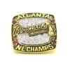 Awesome 1996 Atlanta Braves National League NL Championship Men’s Bright Polished Ring