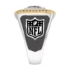 True Fans Las Vegas Raiders Round Shape White Moissanite Men’s Ring