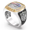 True Fans Buffalo Bills Round Shape White Moissanite Men’s Ring