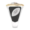 True Fans Buffalo Bills Round Shape White Moissanite Men’s Ring