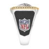 True Fans Customized Atlanta Falcons White Moissanite Men’s High Finished Ring