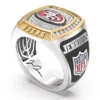 True Fans Jauan Jennings Autograph Collection Men’s White Moissanite Ring