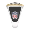 True Fans Customized New Orleans Saints with White Moissanite Collection Men’s Ring