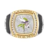 True Fans Customized Minnesota Vikings with White Moissanite Collection Men’s Ring