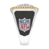 True Fans Customized Minnesota Vikings with White Moissanite Collection Men’s Ring