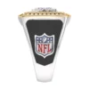 True Fans Customized Detroit Lions with White Moissanite Collection Men’s Ring