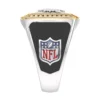 True Fans Customized Miami Dolphins with White Moissanite Collection Men’s Ring