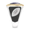 True Fans Los Angeles Rams with White Moissanite Collection Men’s Collection Ring