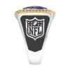 True Fans Los Angeles Rams with White Moissanite Collection Men’s Collection Ring