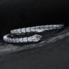 Snake Design Women’s Luxury Style Viper Bracelet In 925 Sterling Silver