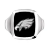Philadelphia Eagles with White Moissanite Collection Men’s Collection Ring