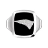 New England Patriots with White Moissanite Collection Men’s Collection Ring