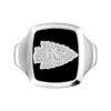 Kansas City Chiefs with White Moissanite Collection Men’s Collection Ring