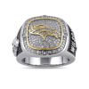 Russell Wilson of the Denver Broncos with White Moissanite Men’s Collection Ring